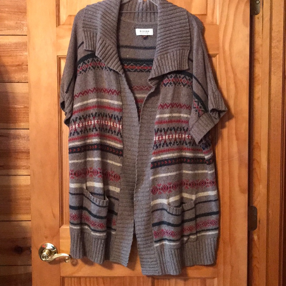 Fun warm Sweater jacket